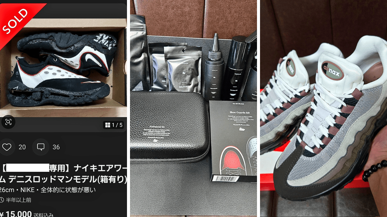 加水分解の後悔…！30年ぶりに再熱したスニーカー愛とシューケアへの熱