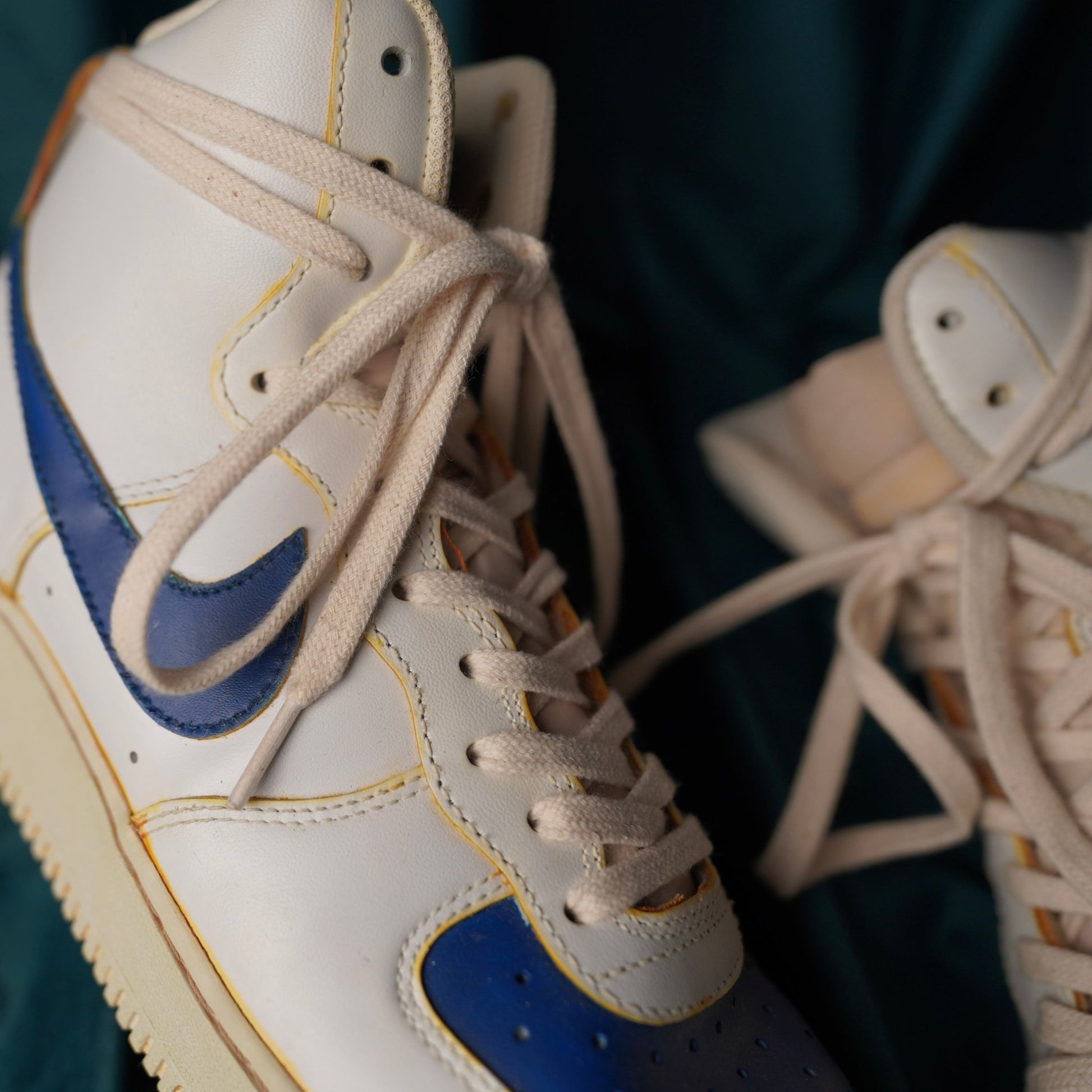 VIBECA&Co. x KicksWrap Classic Cotton Shoelaces “Golden Straw” - KicksWrap®︎