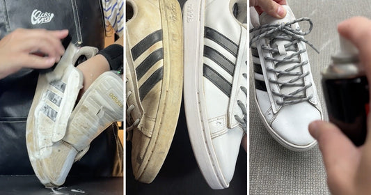 合成皮革のスニーカーの正しい洗い方｜黄ばみ・黒ずみの落とし方まで徹底解説