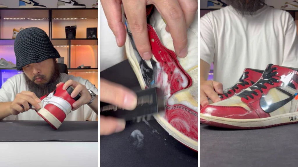 エアジョーダン1 目立つ汚れ等無し Reviving a severely smoky AJ1 from a certain store [How to wash