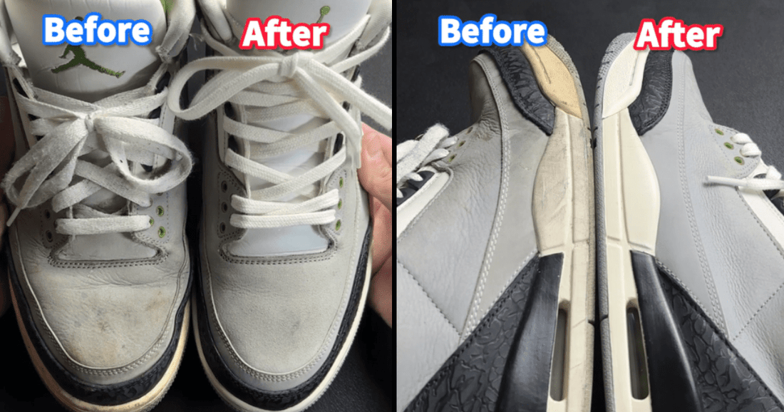 AJ3の洗い方｜黄ばみ除去やデリケートな皮革のお手入れでより良い仕上がりに - KicksWrap®︎ (キックスラップ)