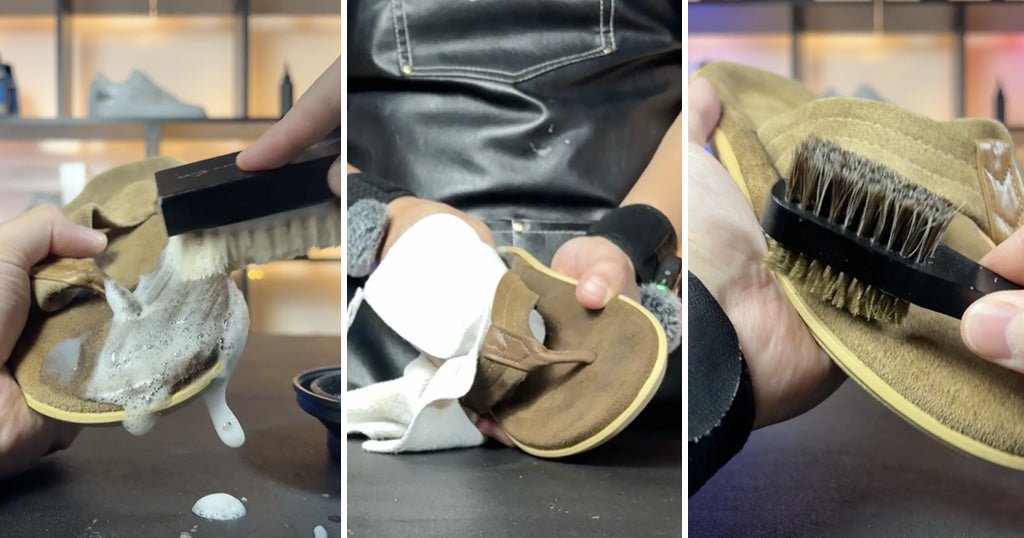 アイランドスリッパの洗い方｜スエードもレザーも長持ちさせるメンテ完全ガイド - KicksWrap®︎