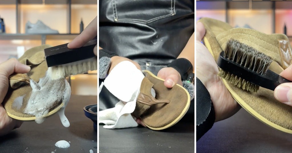 アイランドスリッパの洗い方｜スエードもレザーも長持ちさせるメンテ完全ガイド - KicksWrap®︎