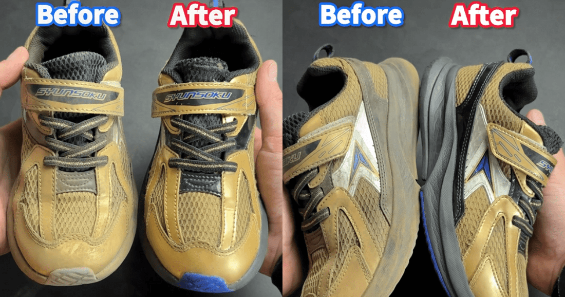 【乾燥時間不要】瞬足の洗い方｜頑固な泥土汚れも簡単きれいに - KicksWrap®︎