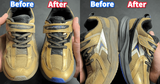 【乾燥時間不要】瞬足の洗い方｜頑固な泥土汚れも簡単きれいに - KicksWrap®︎