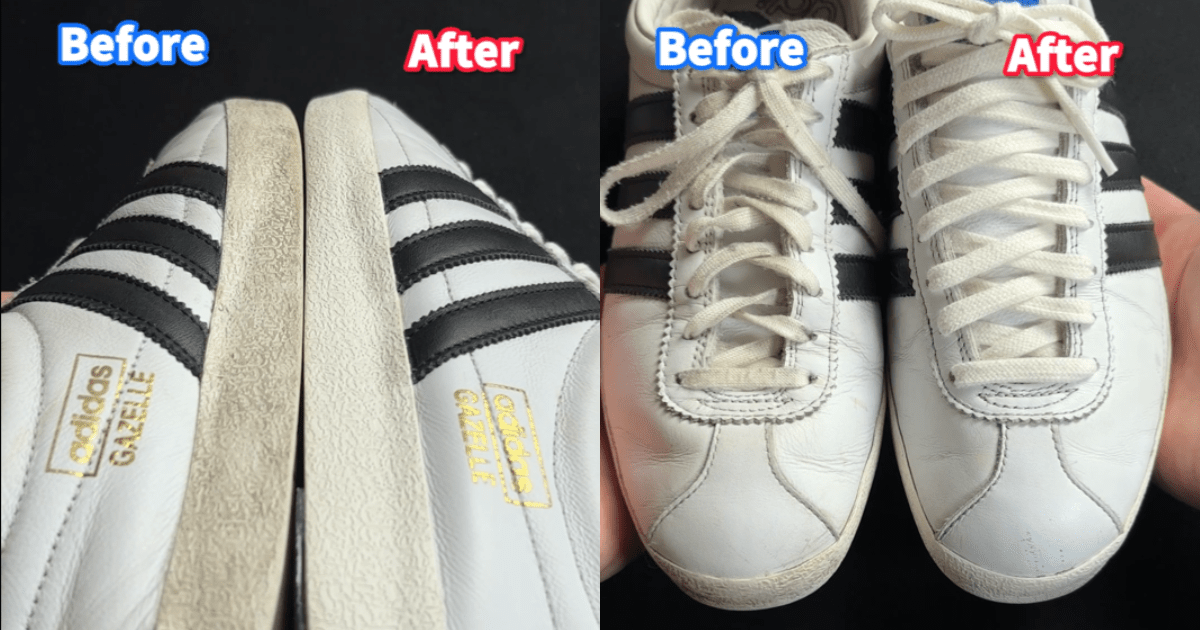 アディダス ガゼルの洗い方｜クリーニング後のお手入れでレザーの上品さも取り戻そう - KicksWrap®︎