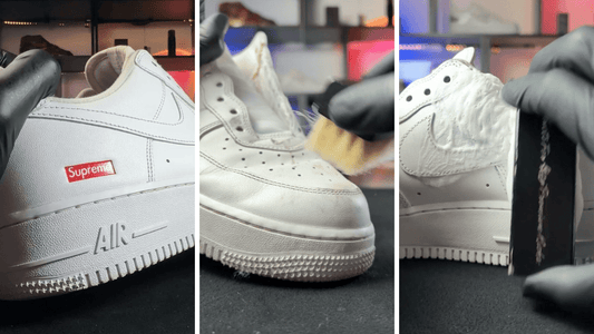 カルト的名作に輝きを…！お客様のSupreme AF1をクリーニングレポート - KicksWrap®︎