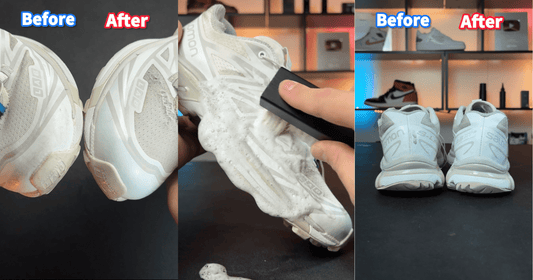 サロモンスニーカーの洗い方｜白のXT-6を徹底クリーニング - KicksWrap®︎