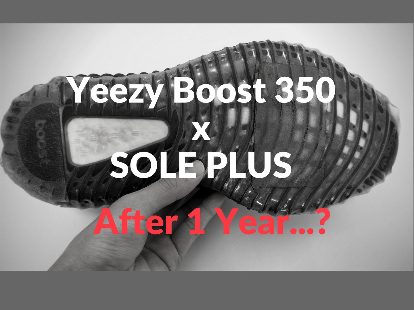 Yeezy Boost 350にSOLE PLUSを貼り付けて1年後剥がした結果は