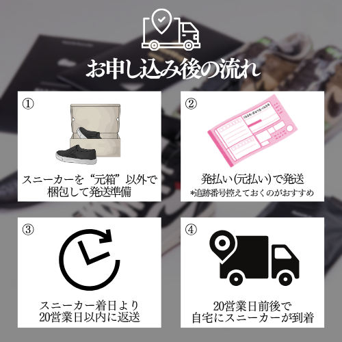 プレミアムスニーカークリーニング(宅配)