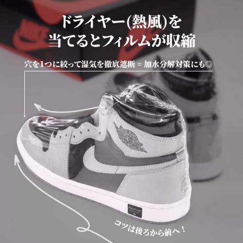 KicksWrap シューズ鑑賞用フィルム | スニーカー保管・ディスプレイに KicksWrap シューズ鑑賞用フィルム | スニーカー保管・ディスプレイに
