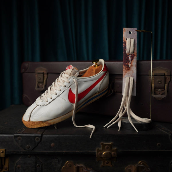 VIBECA&Co. x KicksWrap Classic Cotton Shoelaces “Golden Straw”
